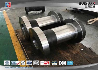 Cylinder I Shaped Grove Stainless Steel Forging , Metal Forging Process Frame Package